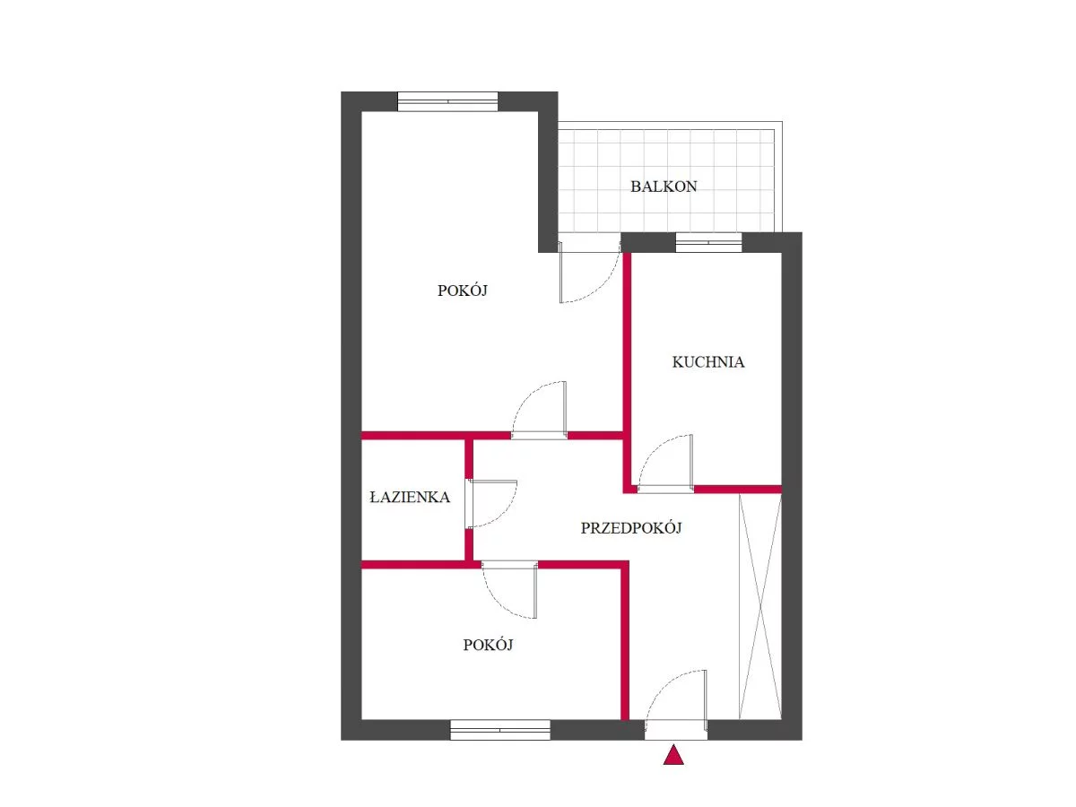 2 pokoje, mieszkanie 49,30 m², piętro 4, oferta nr , TC554485, Opole, Groszowice, Oświęcimska