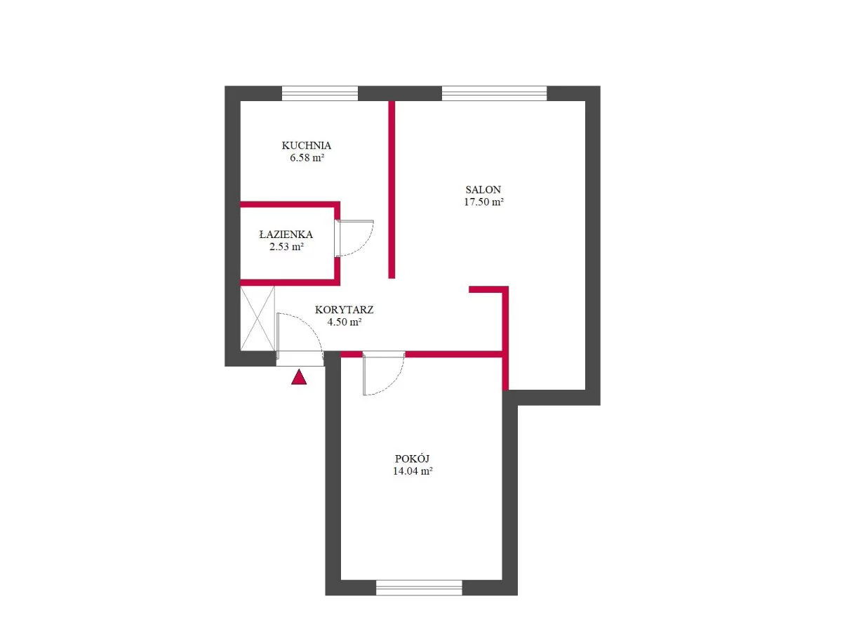 2 pokoje, mieszkanie 50,26 m², piętro 3, oferta nr , TC669584, Łódź, Górna, Górna, Radomska
