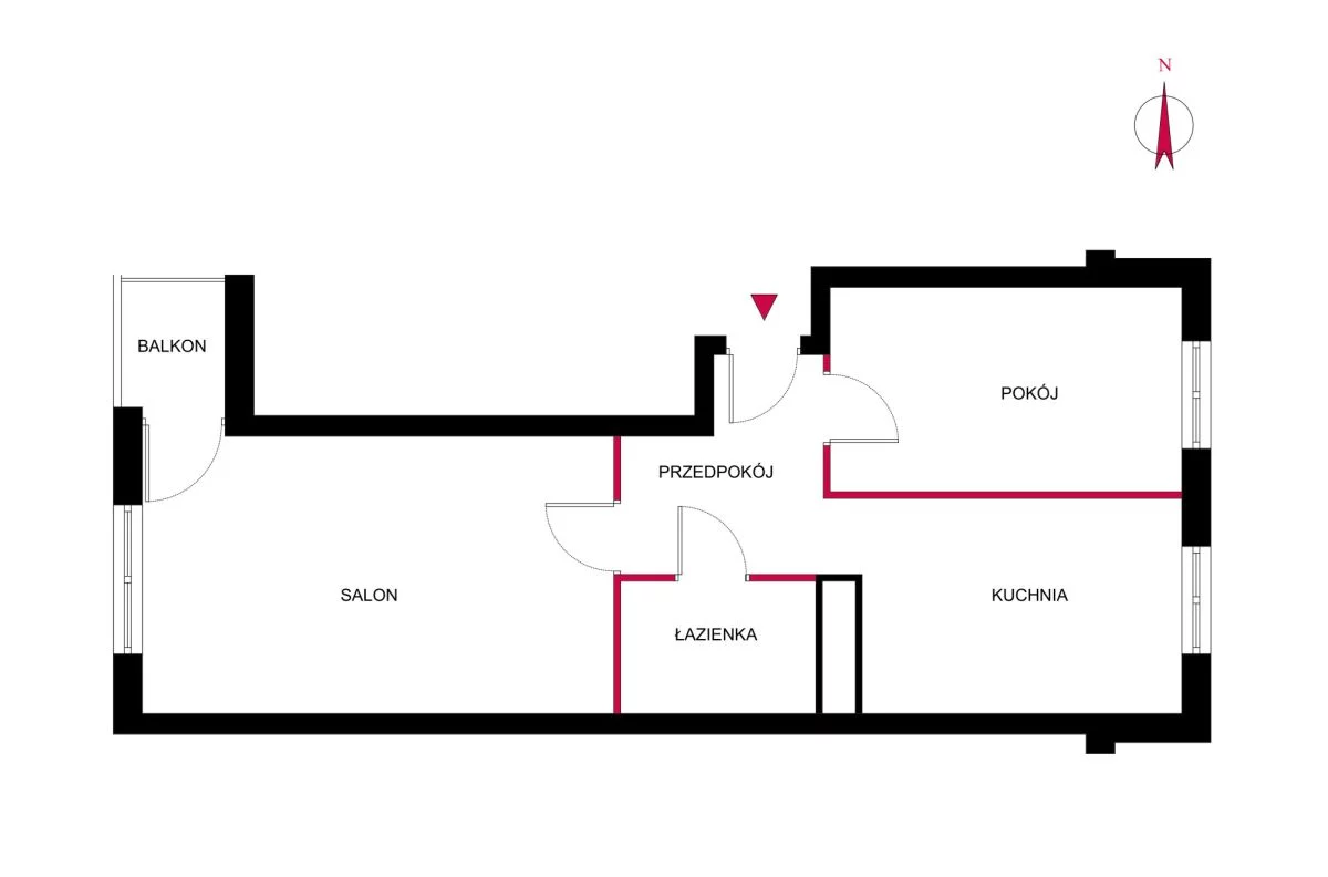 2 pokoje, mieszkanie 49,97 m², piętro 2, oferta nr , TC265540, Poznań, Sołacz, Sołacz, Sokoła
