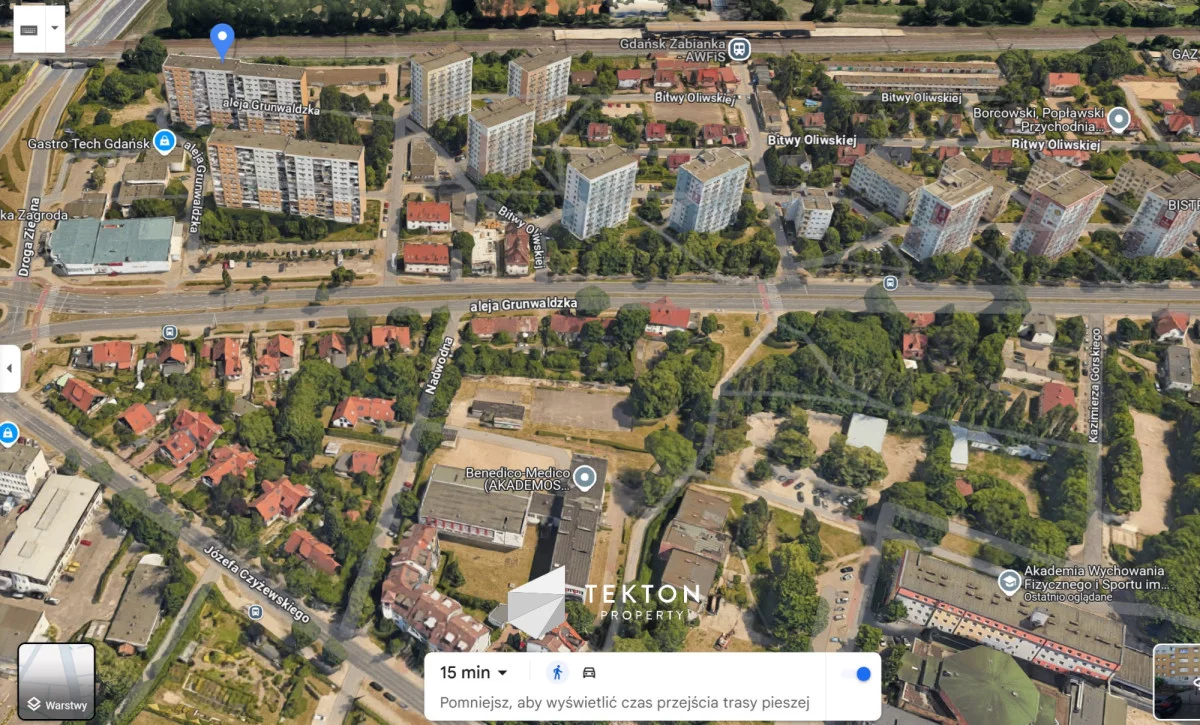 3 pokoje, mieszkanie 56,20 m², piętro 2, oferta nr , TC729814, Gdańsk, Żabianka-Wejhera-Jelitkowo-Tysiąclecia, Żabianka, Aleja Grunwaldzka