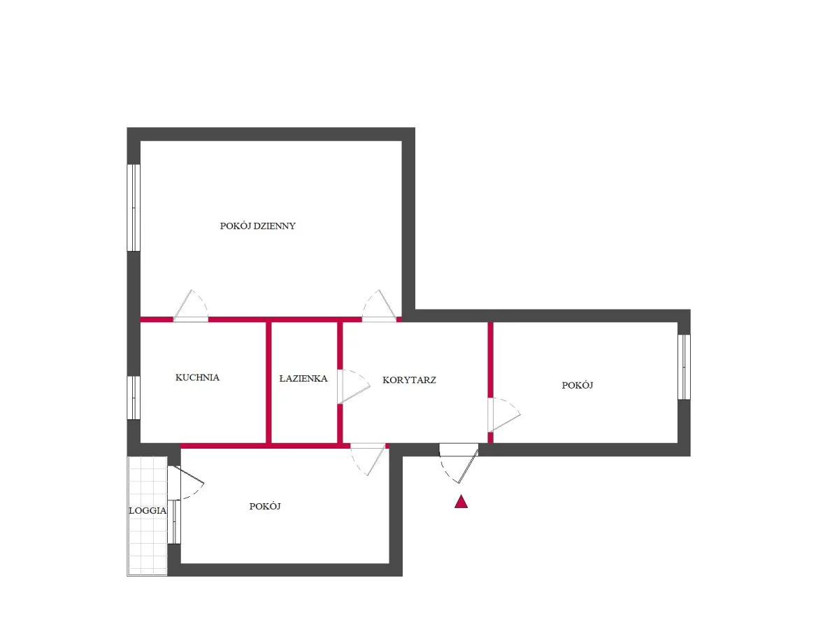 3 pokoje, mieszkanie 47,60 m², piętro 3, oferta nr , TC712549, Łódź, Widzew, Zarzew, Gustawa Morcinka