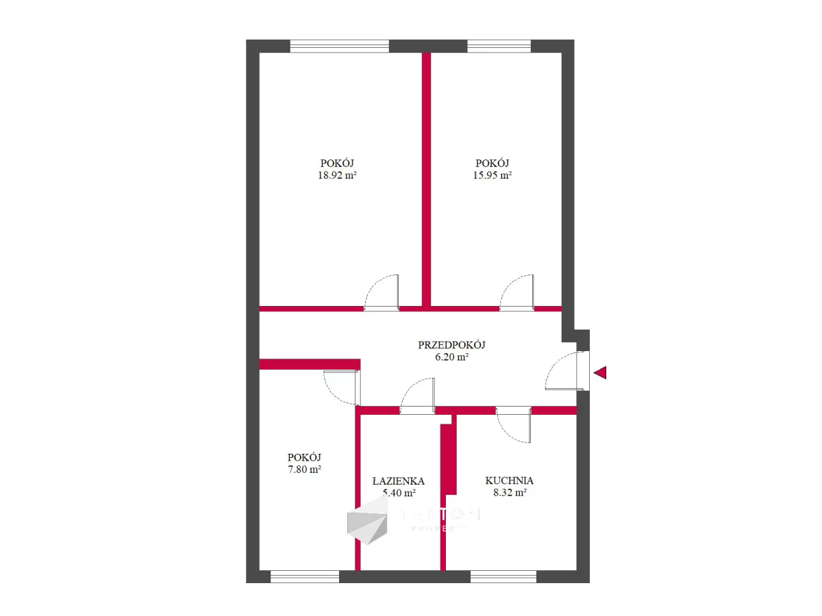 3 pokoje, mieszkanie 66,09 m², piętro 3, oferta nr , TC744651, Gdynia, Kamienna Góra, Kamienna Góra, Juliusza Słowackiego