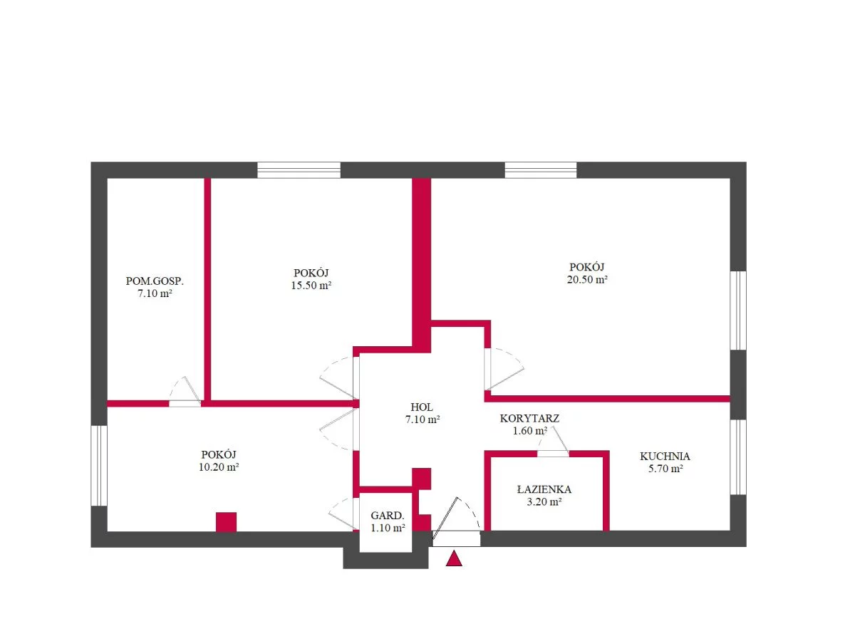3 pokoje, mieszkanie 72,30 m², piętro 4, oferta nr , TC159540, Warszawa, Mokotów, Mokotów, Lewicka