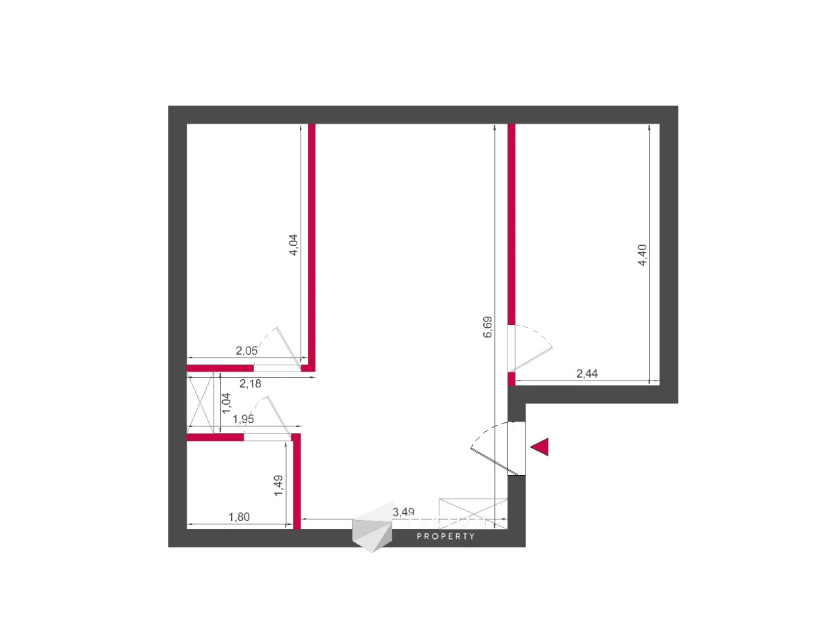 3 pokoje, apartament 54,12 m², piętro 4, oferta nr , TC355421, Wrocław, Krzyki-Partynice, Krzyki, Lubuska