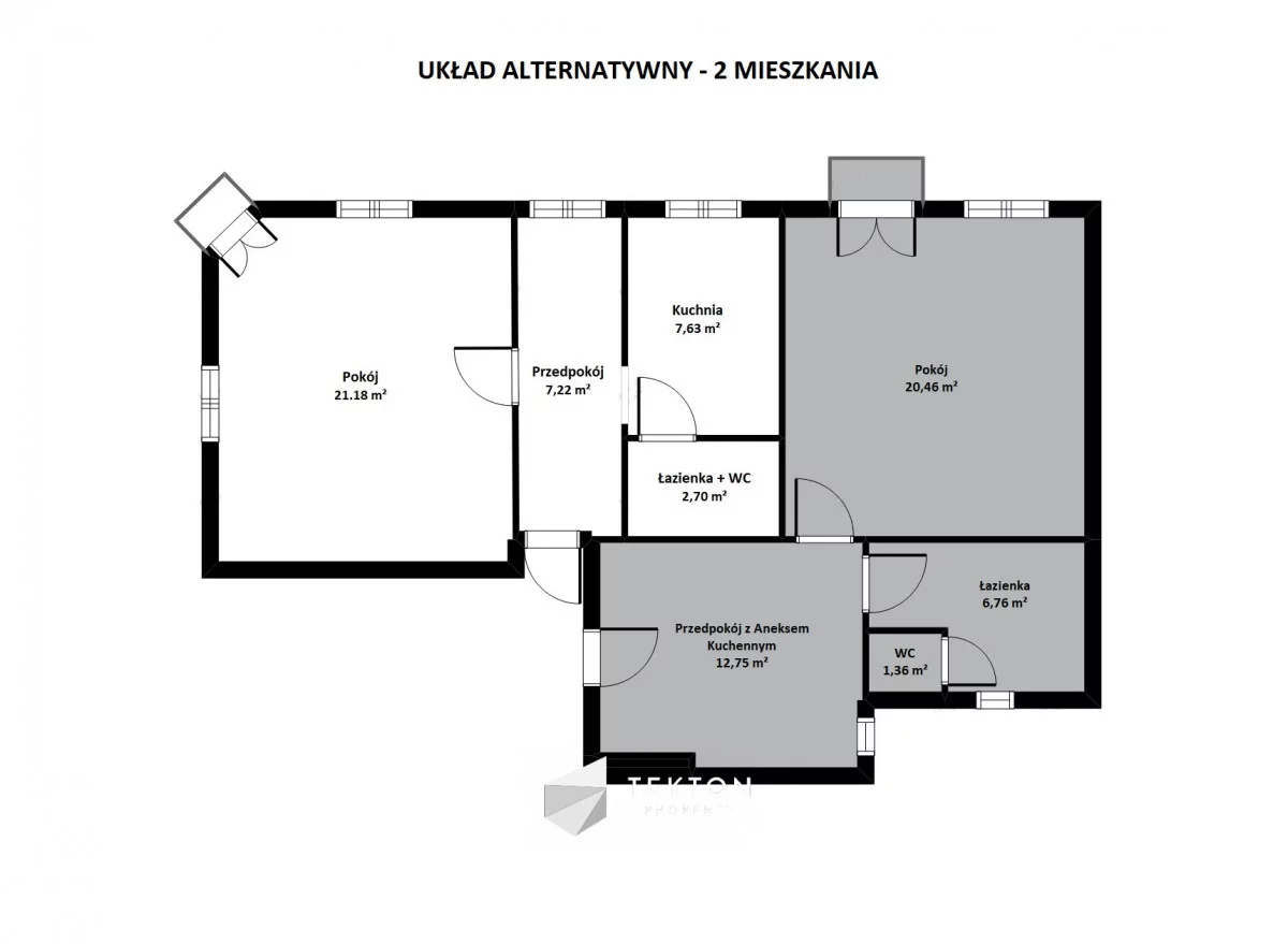 3 pokoje, apartament 79,59 m², piętro 1, oferta nr , TC291119, Gdańsk, Nowy Port, Oliwska