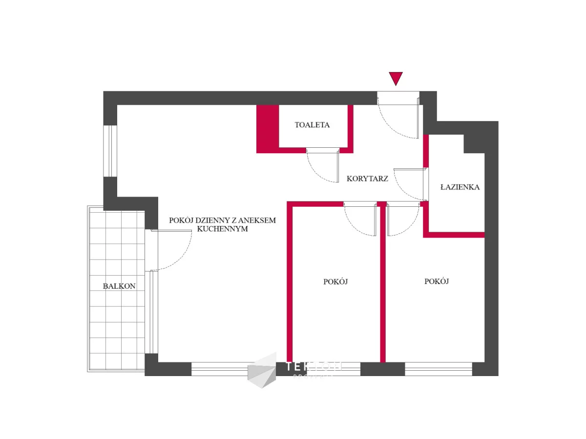 3 pokoje, mieszkanie 63,72 m², piętro 7, oferta nr , TC177925, Gdańsk, Letnica, Starowiejska