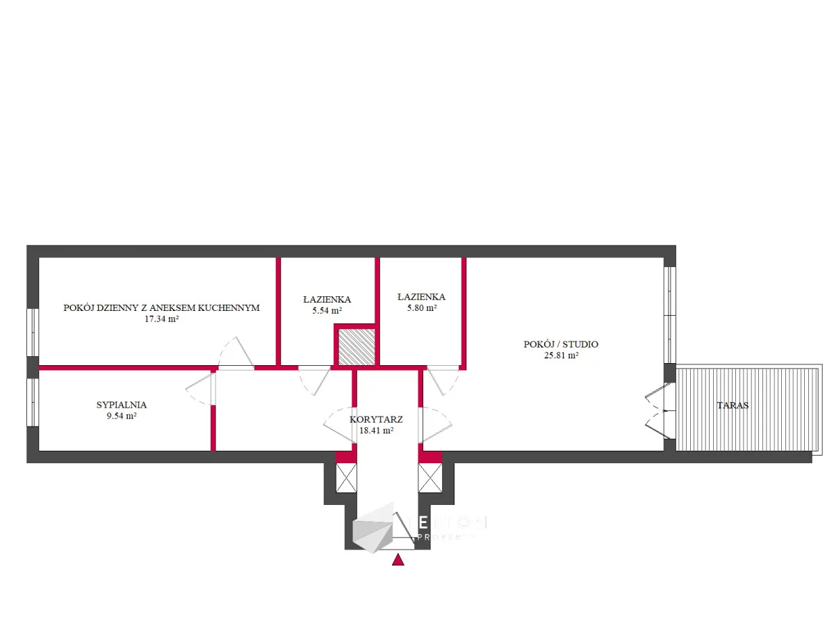 Apartament na sprzedaż, 80,93 m², 4 pokoje, piętro 3, oferta nr TC161290