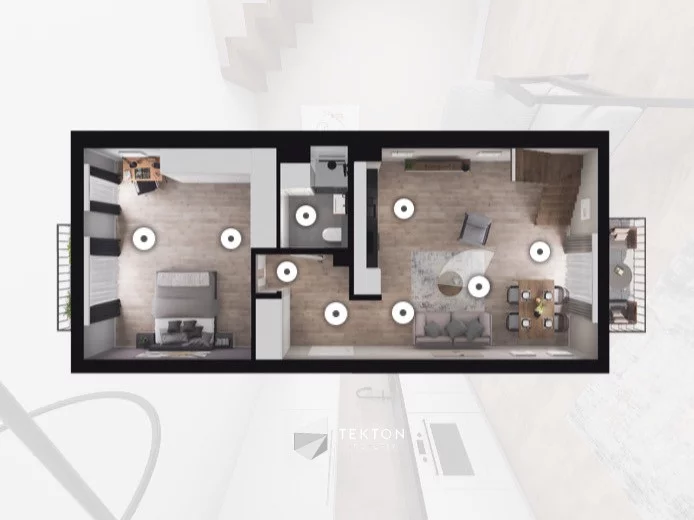 5 pokoi, mieszkanie 115,40 m², piętro 2, oferta nr , TC573550, Gdynia, Wielki Kack, Wielki Kack, Bieszczadzka