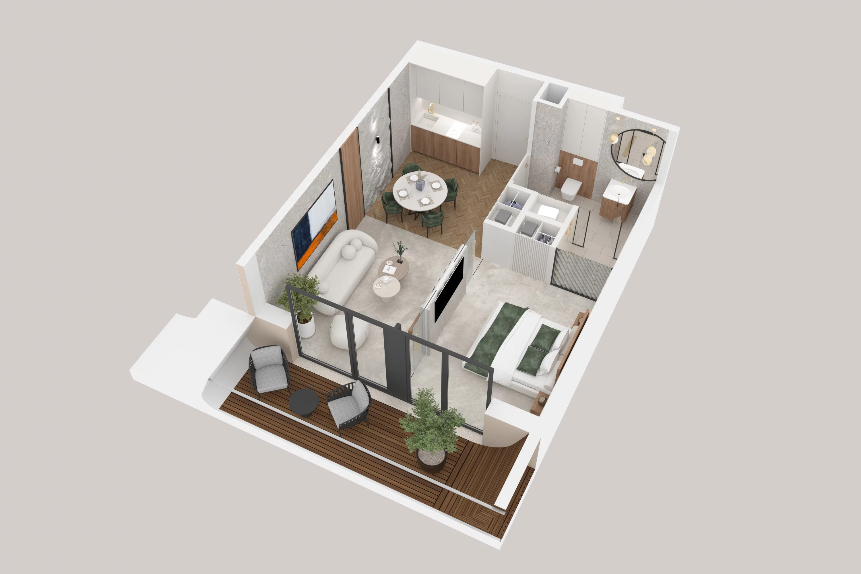 2 pokoje, apartament 38,64 m², piętro 2, oferta nr 211, Aston Vue, Sianożęty, ul. Plażowa 12/Ustronie Morskie