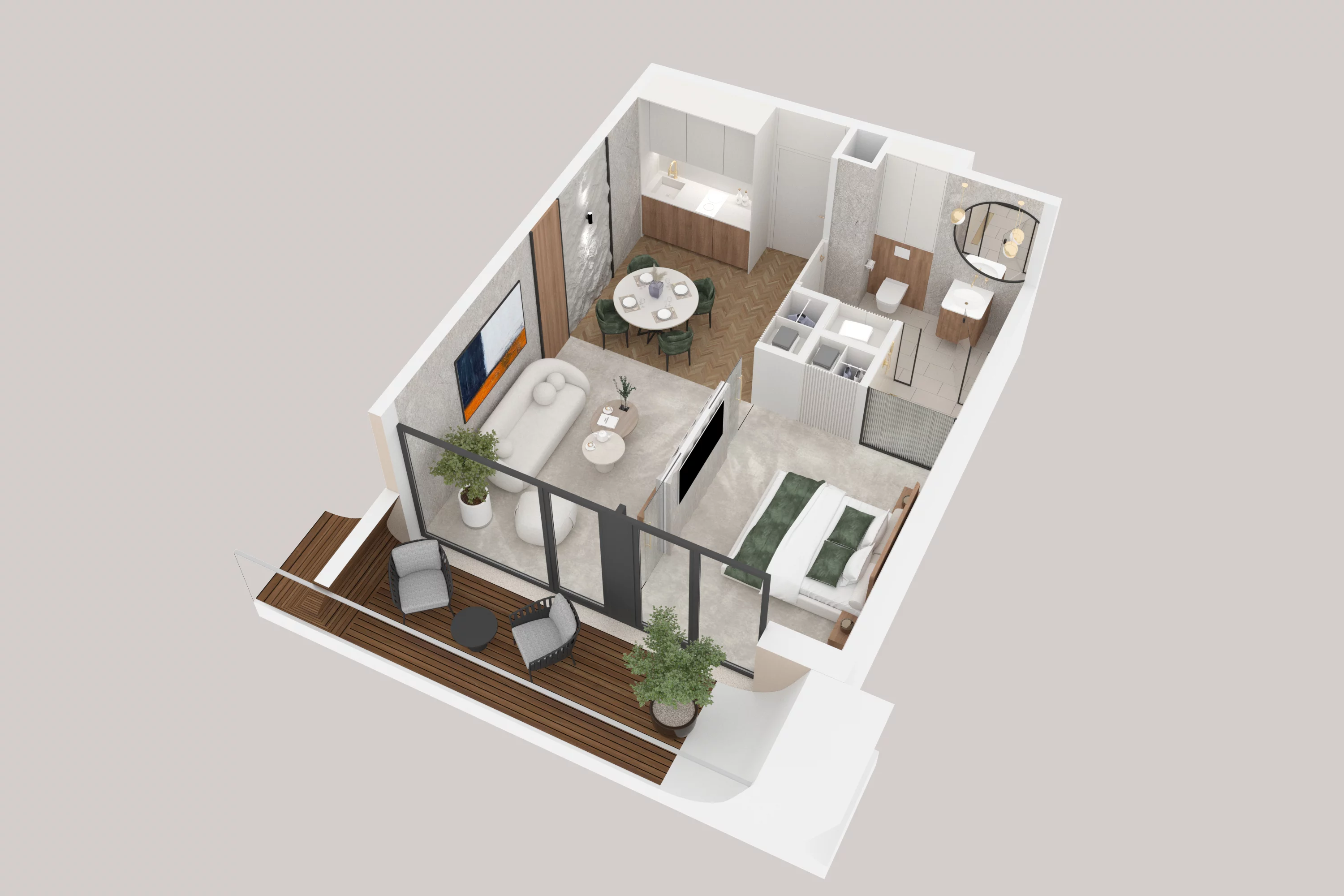 2 pokoje, apartament 38,71 m², piętro 3, oferta nr 319, Aston Vue, Sianożęty, ul. Plażowa 12/Ustronie Morskie
