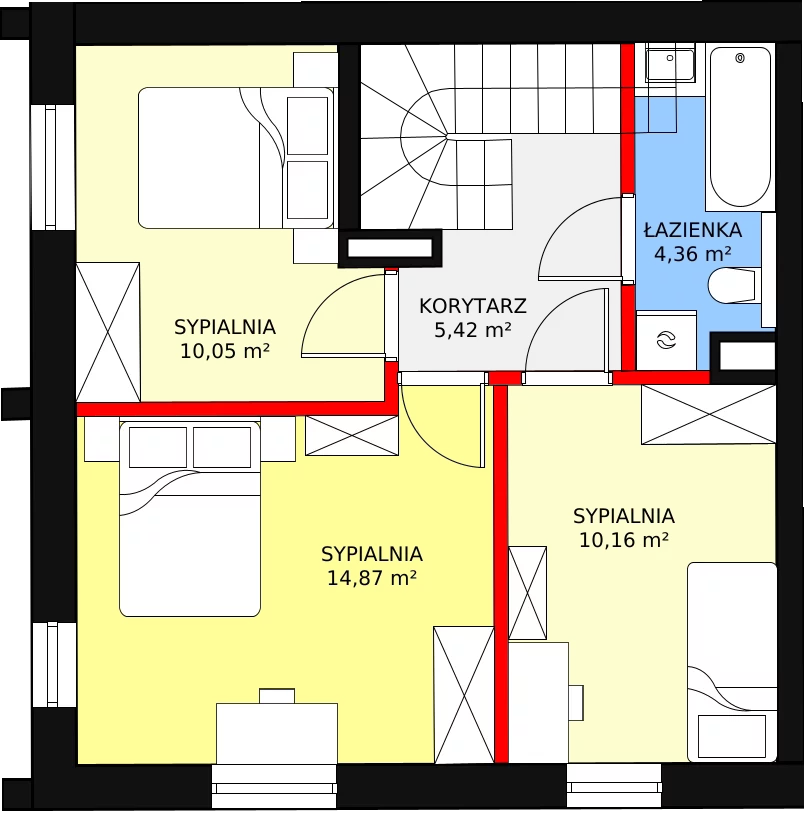 Mieszkanie 90,93 m², parter, oferta nr L6, Przy Lesie Ville Slow Life, Wrocław, Leśnica, Żar, ul. Komornicka