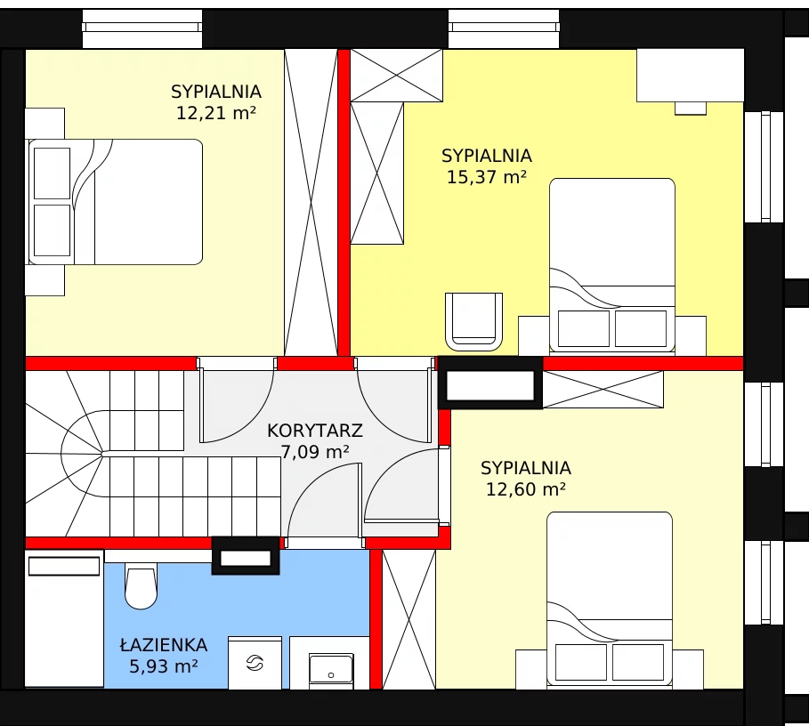 Mieszkanie 94,78 m², parter, oferta nr L7, Przy Lesie Ville Slow Life, Wrocław, Leśnica, Żar, ul. Komornicka