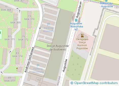 Lokalizacja inwestycji Stacja Augustów