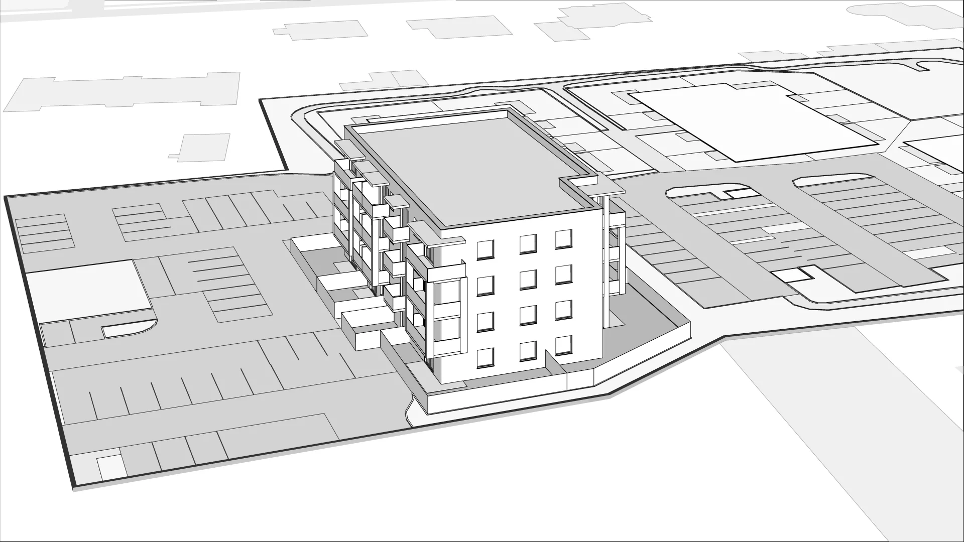 Wirtualna makieta 3D mieszkania 27.2 m², A15