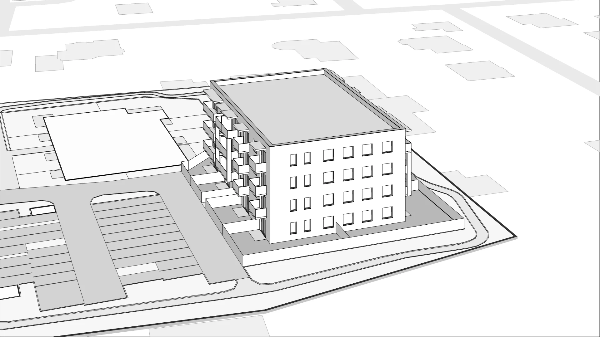 Wirtualna makieta 3D mieszkania 28 m², D9