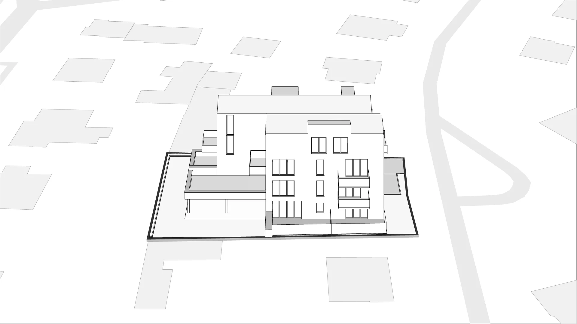 Wirtualna makieta 3D apartamentu 54.52 m², A8