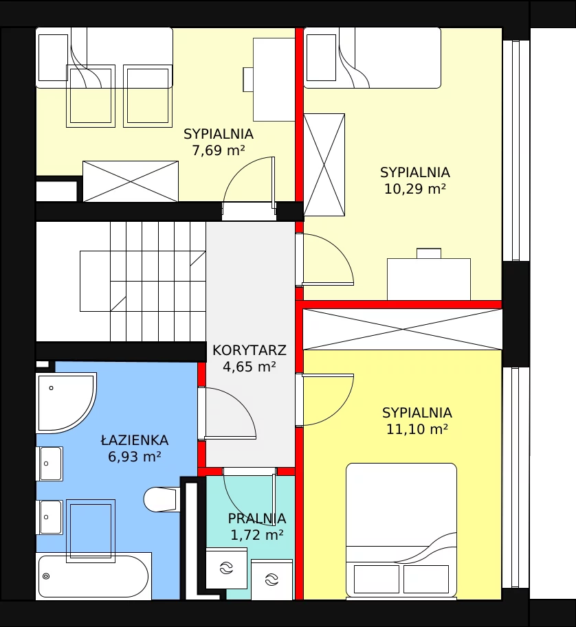 Dom i rezydencja 91,20 m², oferta nr 17B, Osiedle Woodland Houses, Ciemne, ul. Długa/Puszysta