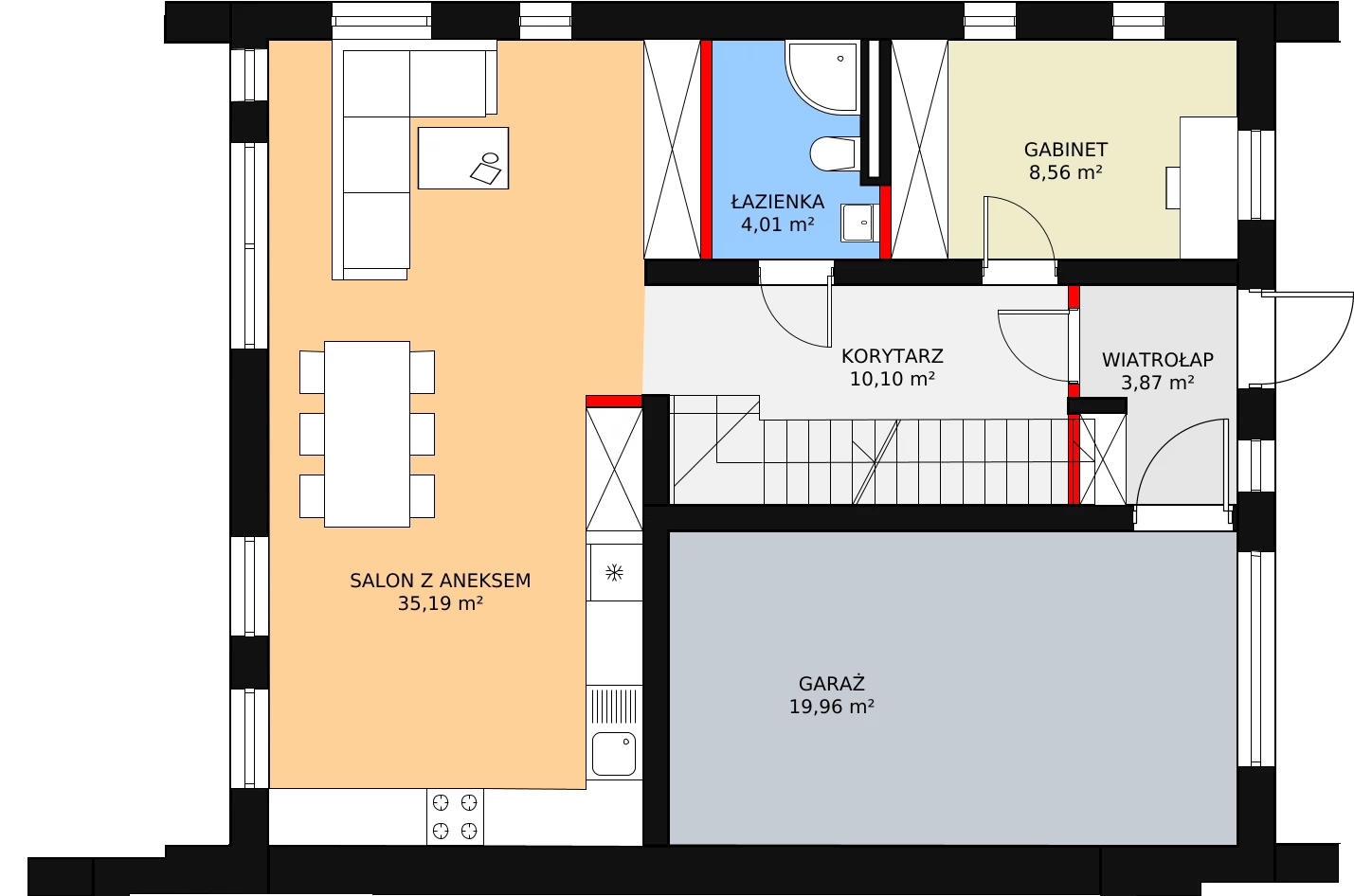 Dom i rezydencja 153,21 m², oferta nr 18B, Osiedle Woodland Houses, Ciemne, ul. Długa/Puszysta