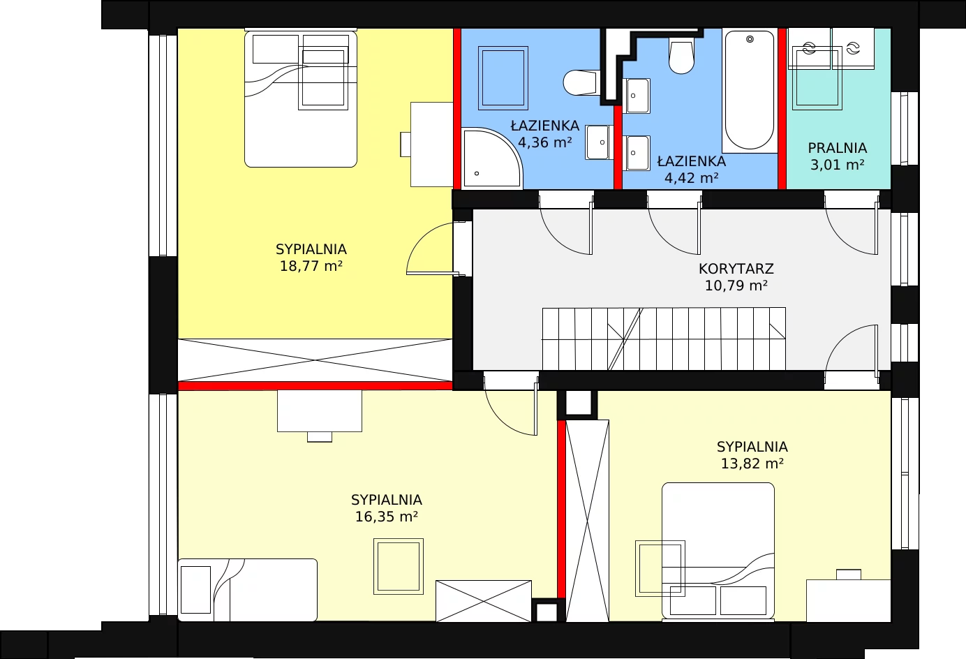 Dom i rezydencja 153,21 m², oferta nr 18B, Osiedle Woodland Houses, Ciemne, ul. Długa/Puszysta