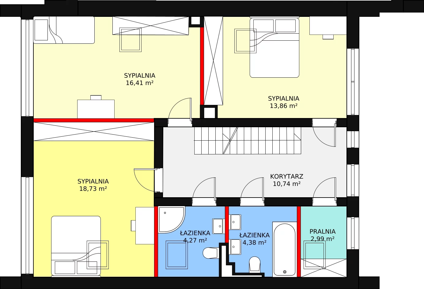 Dom i rezydencja 153,12 m², oferta nr 18A, Osiedle Woodland Houses, Ciemne, ul. Długa/Puszysta