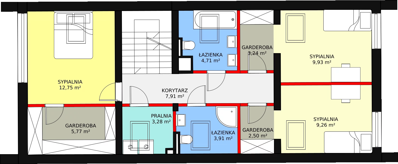 Dom i rezydencja 160,48 m², oferta nr 19B, Osiedle Woodland Houses, Ciemne, ul. Długa/Puszysta