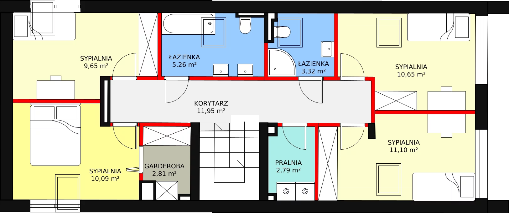 Dom i rezydencja 164,02 m², oferta nr 19A, Osiedle Woodland Houses, Ciemne, ul. Długa/Puszysta