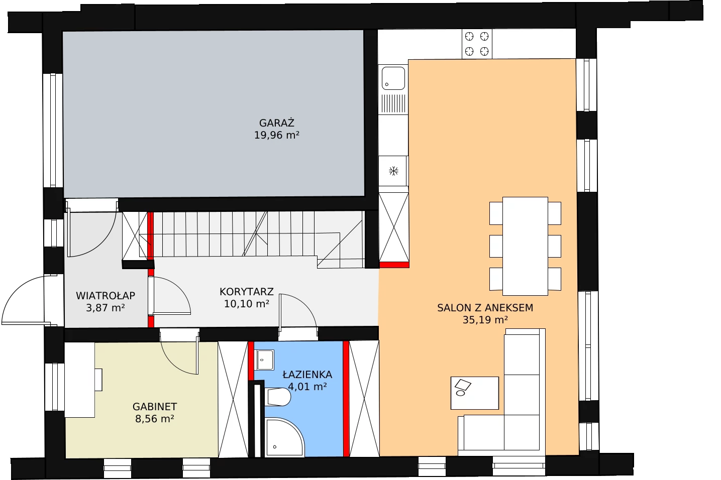 Dom i rezydencja 153,21 m², oferta nr 20B, Osiedle Woodland Houses, Ciemne, ul. Długa/Puszysta