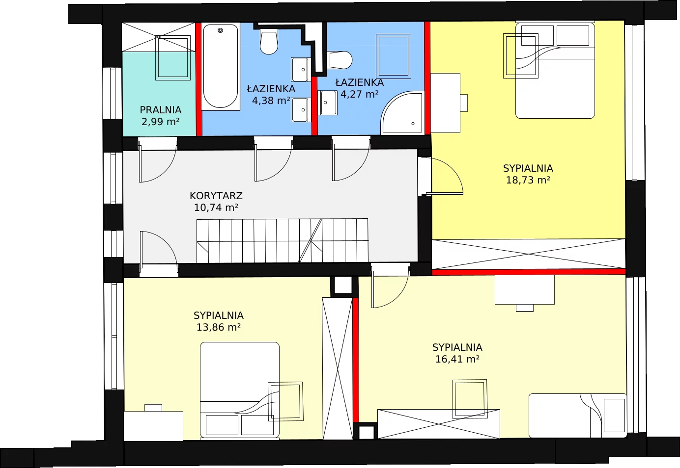 Dom i rezydencja 153,12 m², oferta nr 20A, Osiedle Woodland Houses, Ciemne, ul. Długa/Puszysta