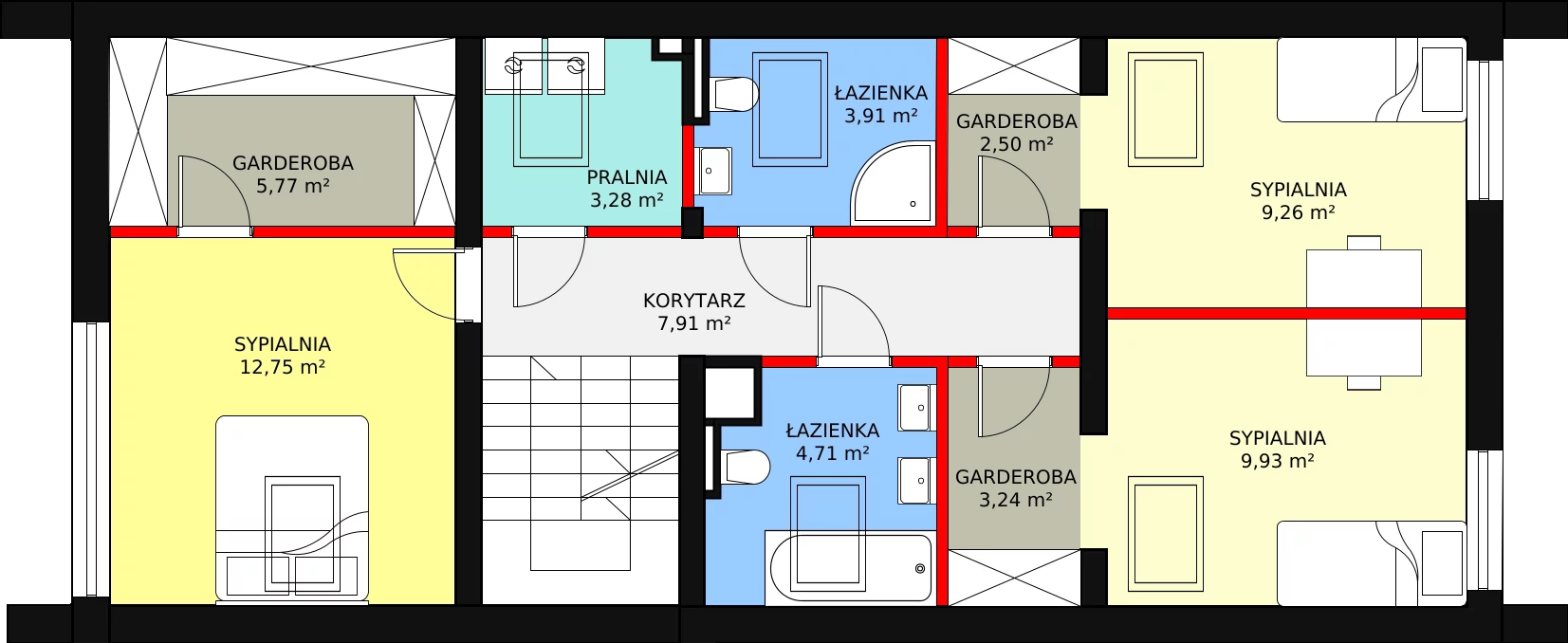 Dom i rezydencja 160,48 m², oferta nr 25A, Osiedle Woodland Houses, Ciemne, ul. Długa/Puszysta