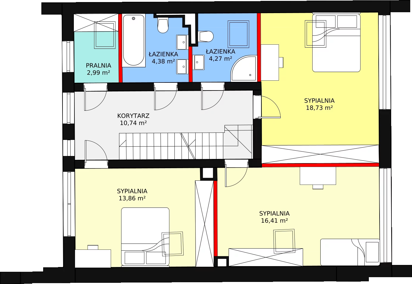 Dom i rezydencja 150,17 m², oferta nr 26A, Osiedle Woodland Houses, Ciemne, ul. Długa/Puszysta