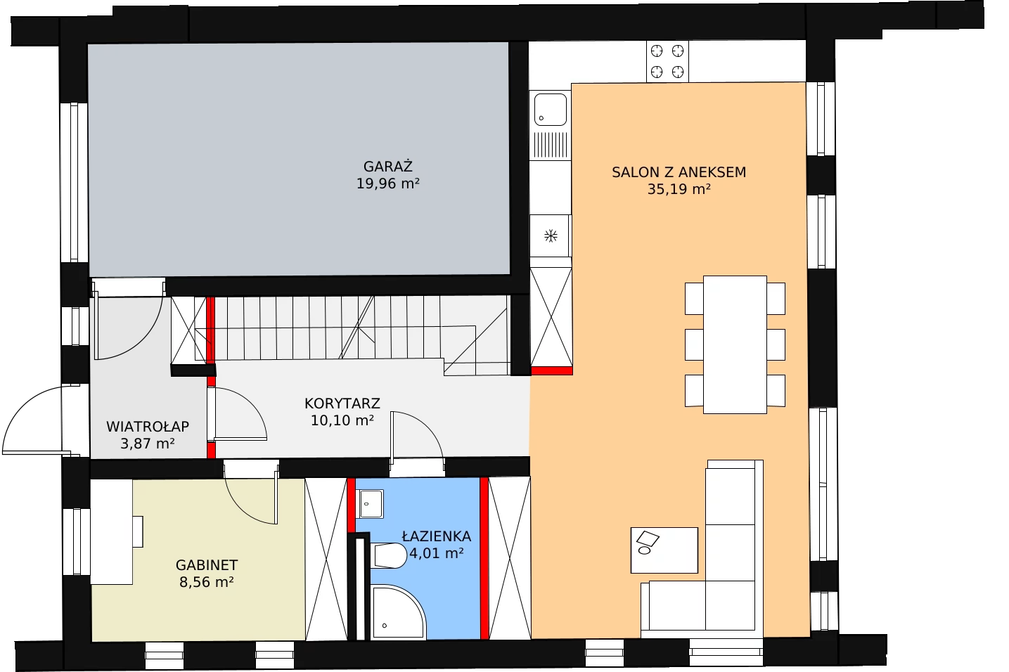 Dom i rezydencja 150,25 m², oferta nr 26B, Osiedle Woodland Houses, Ciemne, ul. Długa/Puszysta