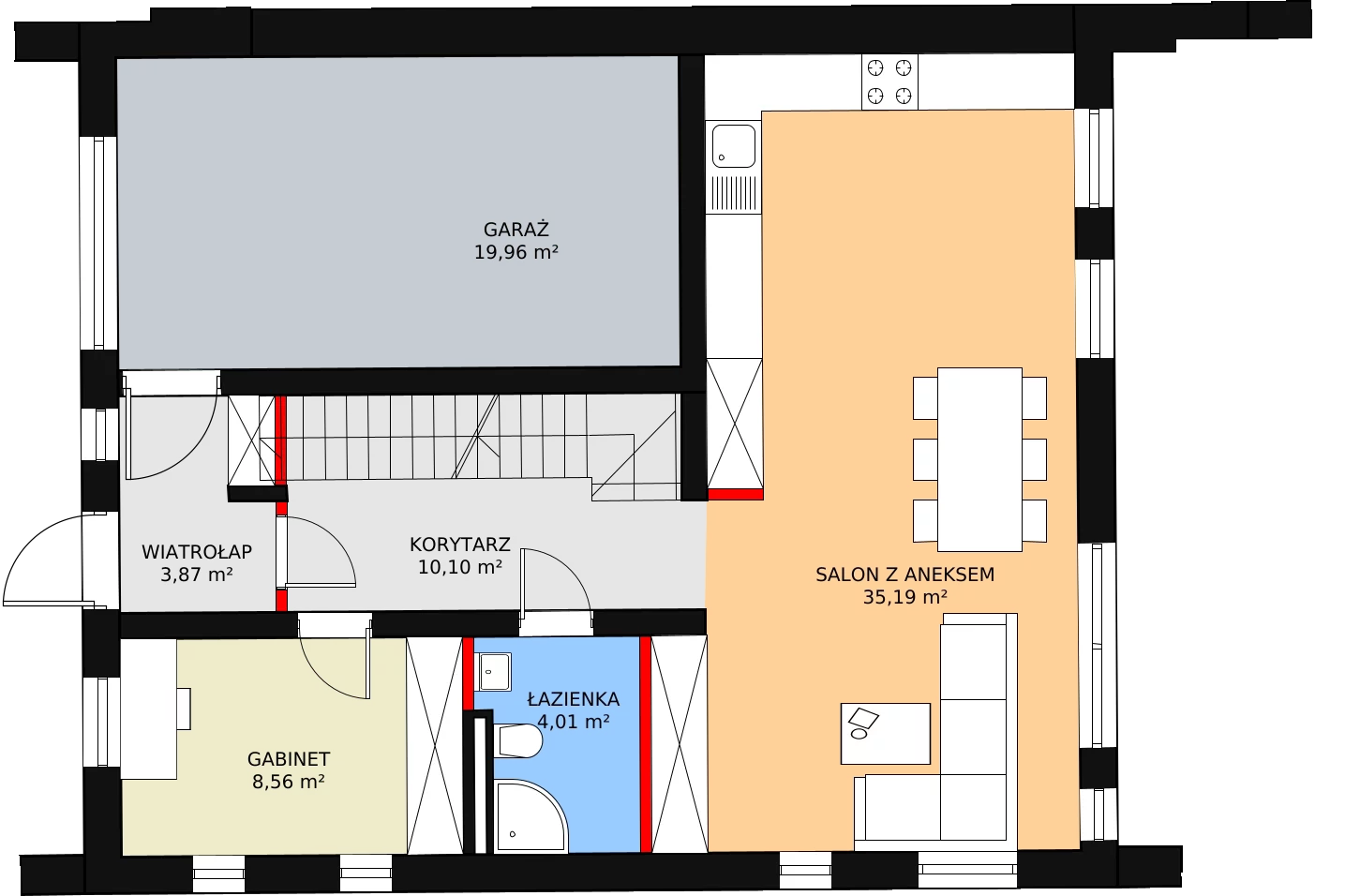 Dom i rezydencja 150,25 m², oferta nr 29B, Osiedle Woodland Houses, Ciemne, ul. Długa/Puszysta