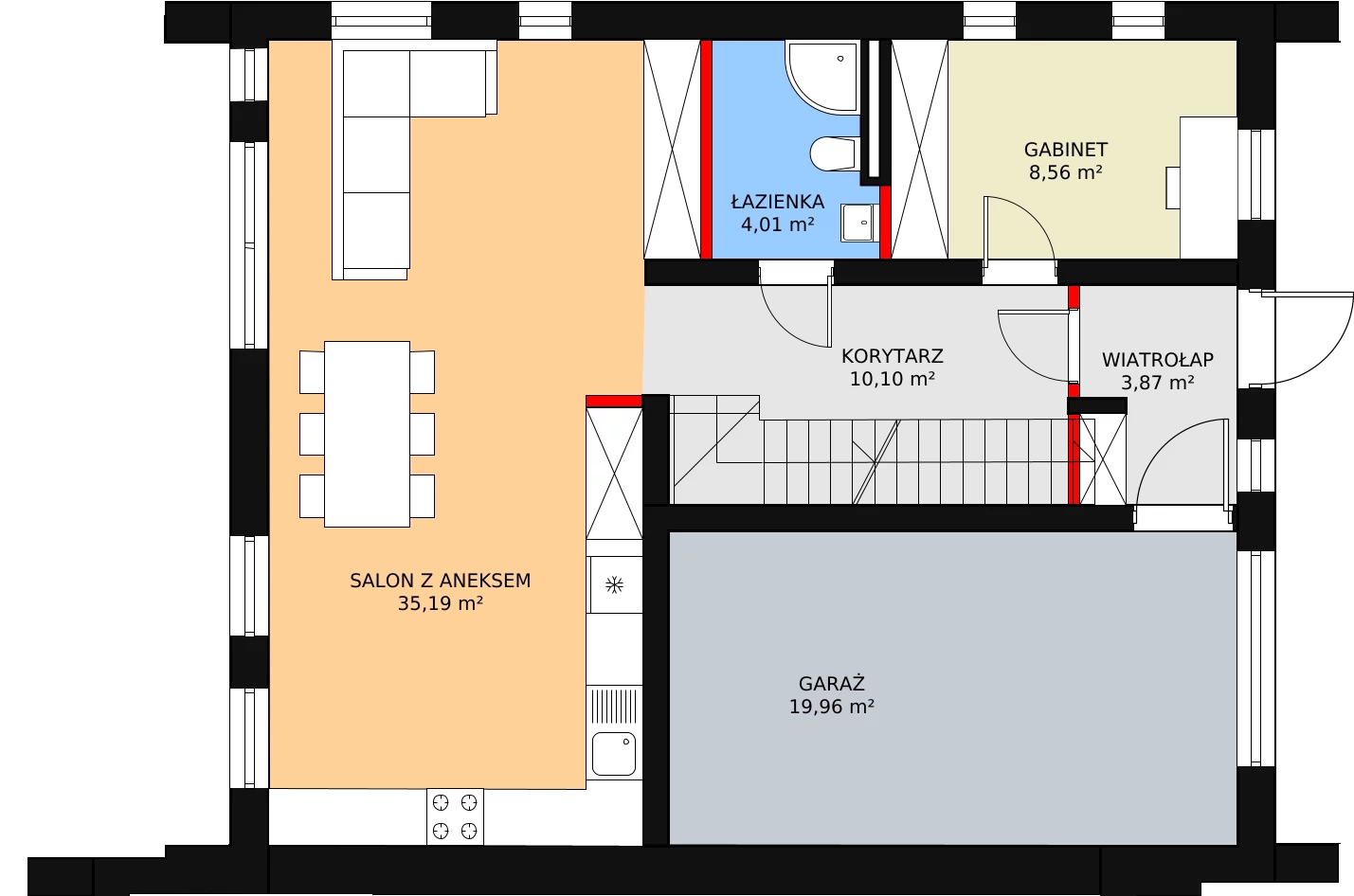 Dom i rezydencja 151,93 m², oferta nr 33B, Osiedle Woodland Houses, Ciemne, ul. Długa/Puszysta