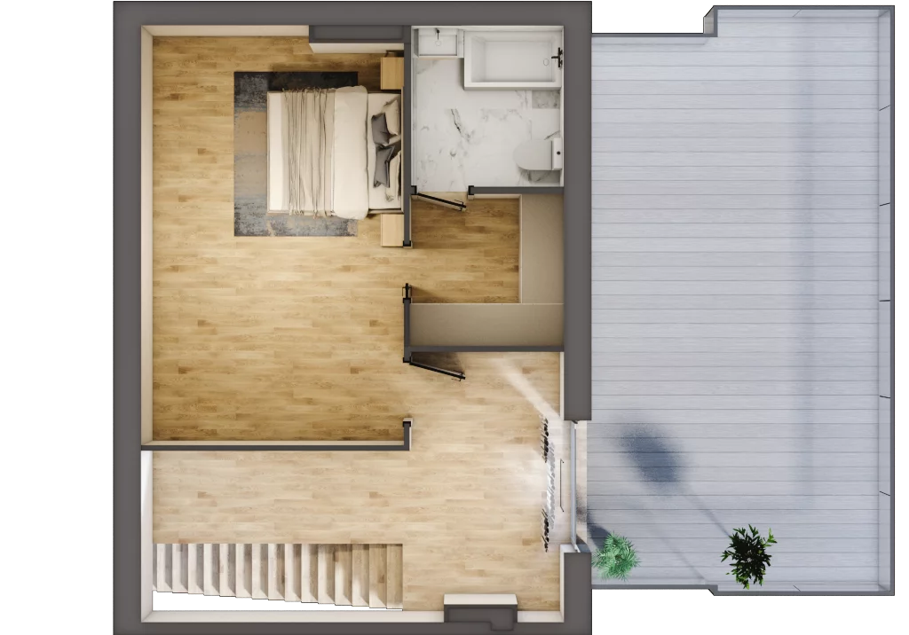 4 pokoje, apartament 101,05 m², piętro 1, oferta nr B9, Apartamenty Zalesie, Zalesie, Zalesie 54