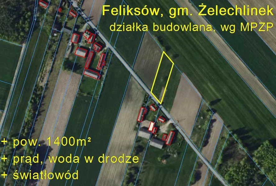 Działka 1 500,00 m², oferta nr , 10151466, Feliksów