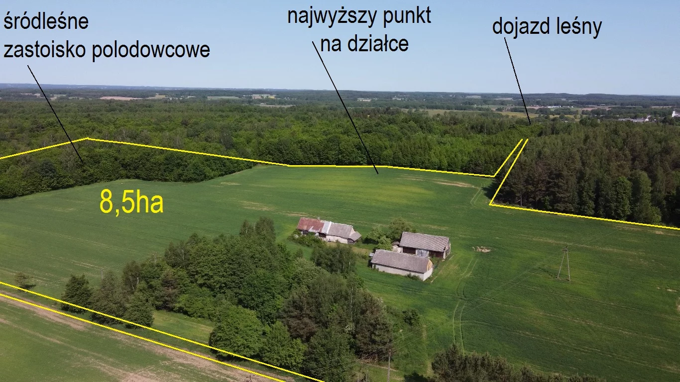 Działka 85 833,00 m², oferta nr , 9681776, Sokółka