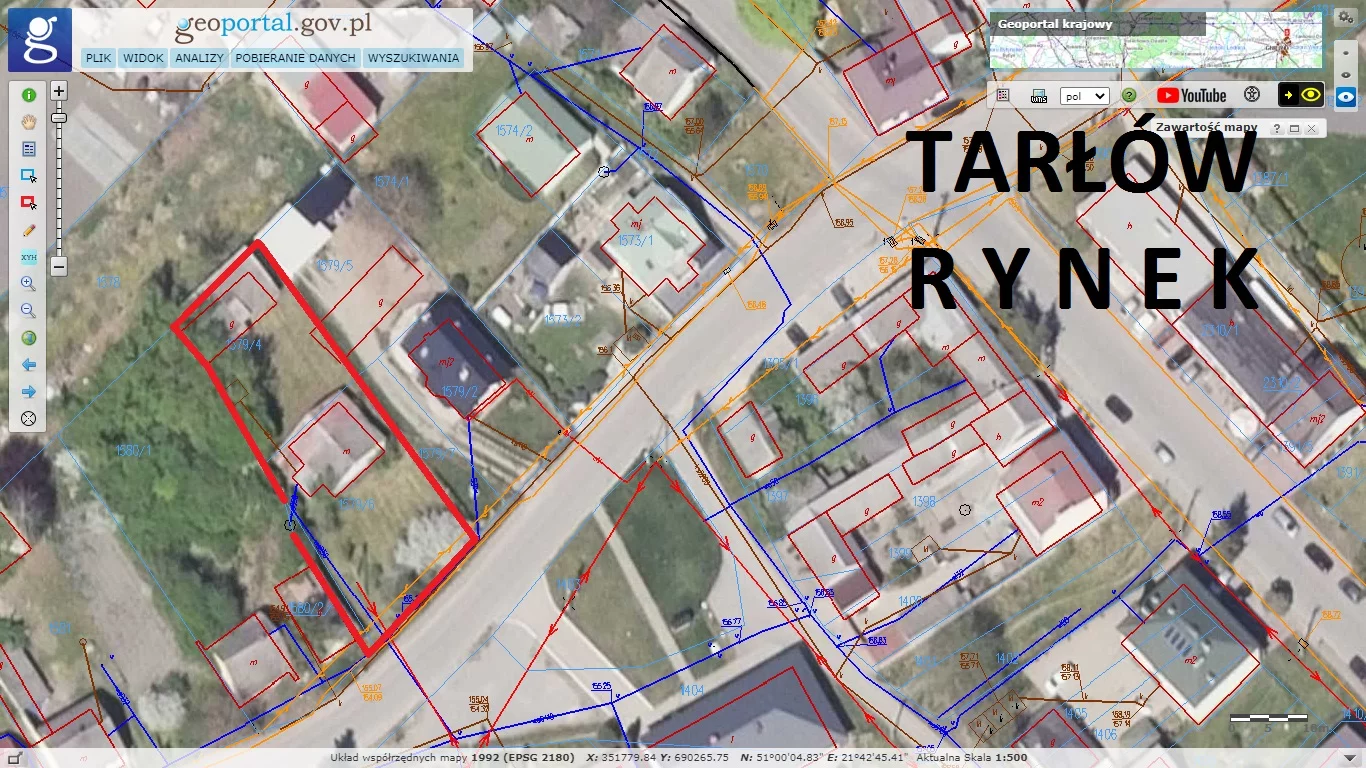 Działka 848,00 m², oferta nr , 10178617, Tarłów
