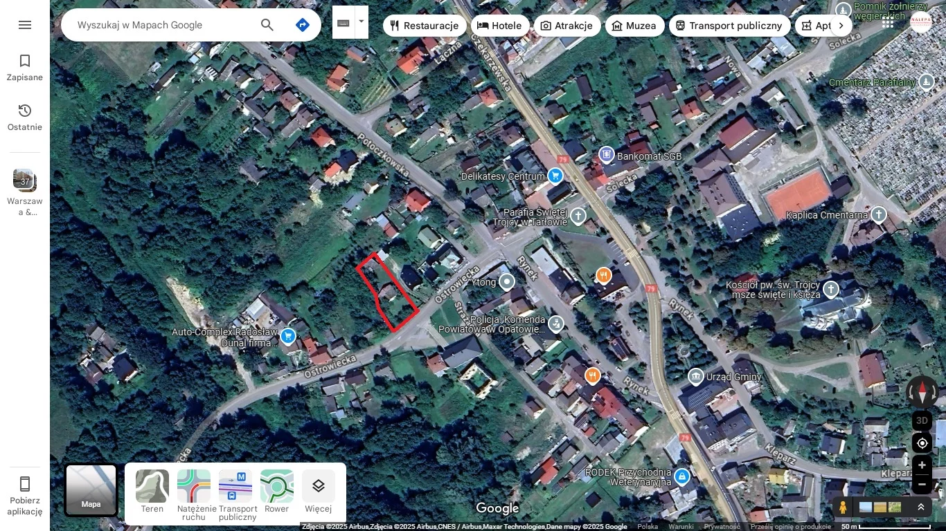 Działka 848,00 m², oferta nr , 10178617, Tarłów