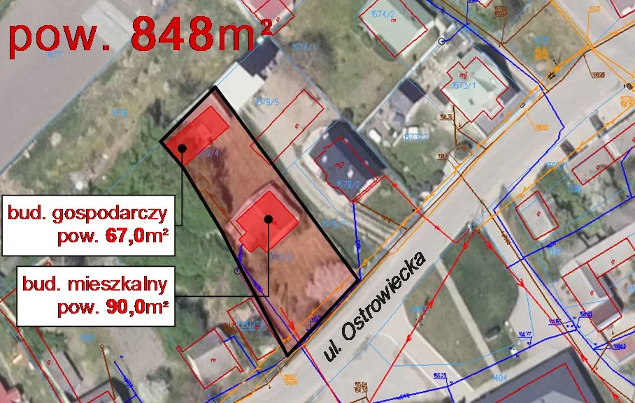 Działka 848,00 m², oferta nr , 10178617, Tarłów