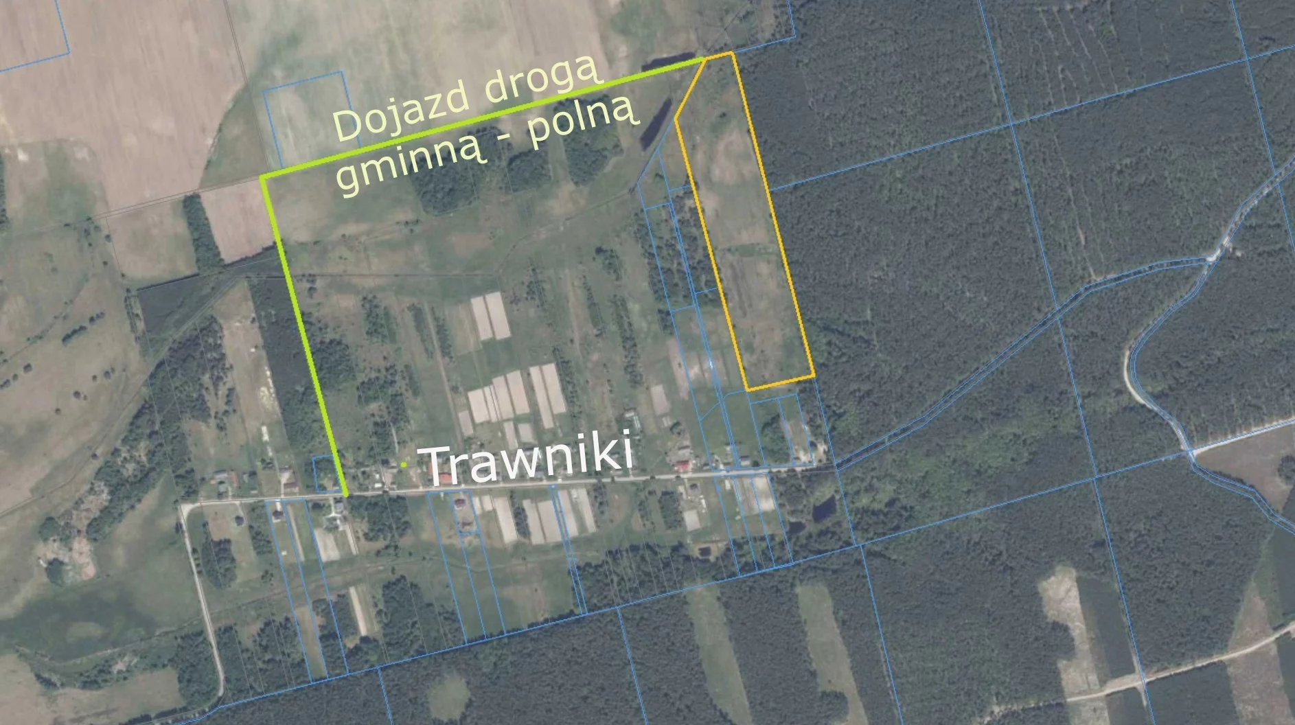 Działka 58 700,00 m², oferta nr , 10261876, Trawniki
