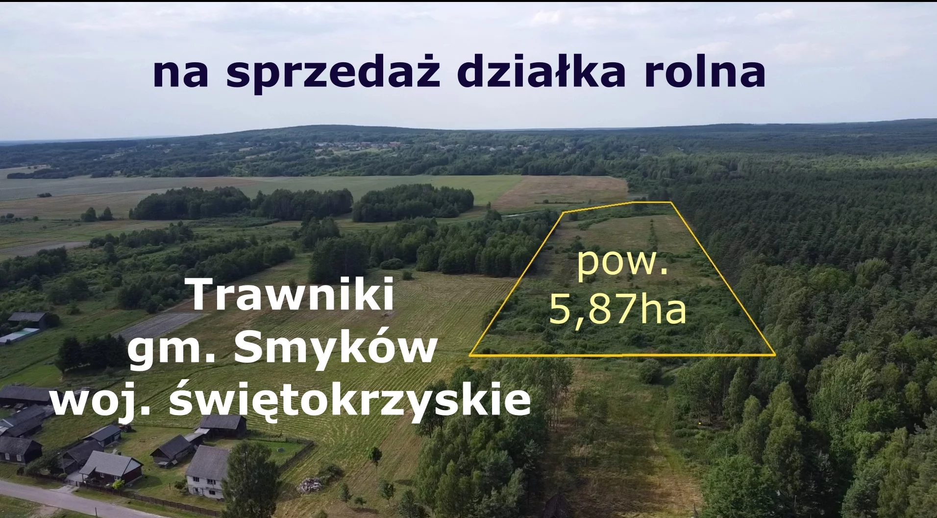 Działka 58 700,00 m², oferta nr , 10261876, Trawniki