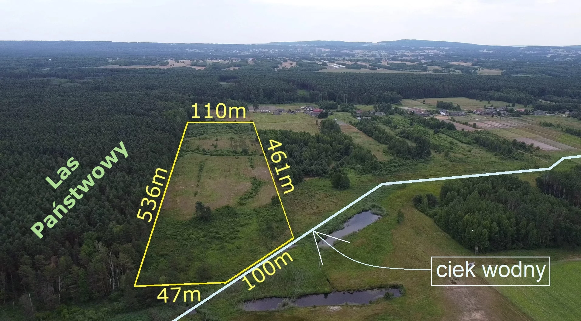 Działka 58 700,00 m², oferta nr , 10261876, Trawniki