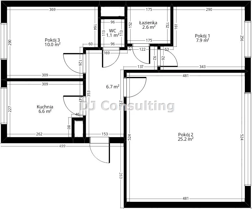 3 pokoje, mieszkanie 60,00 m², piętro 1, oferta nr , MS-7048, Piastów, Łukasińskiego