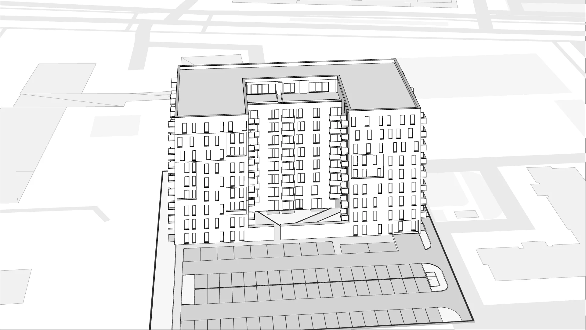 Wirtualna makieta 3D mieszkania 40.61 m², M128