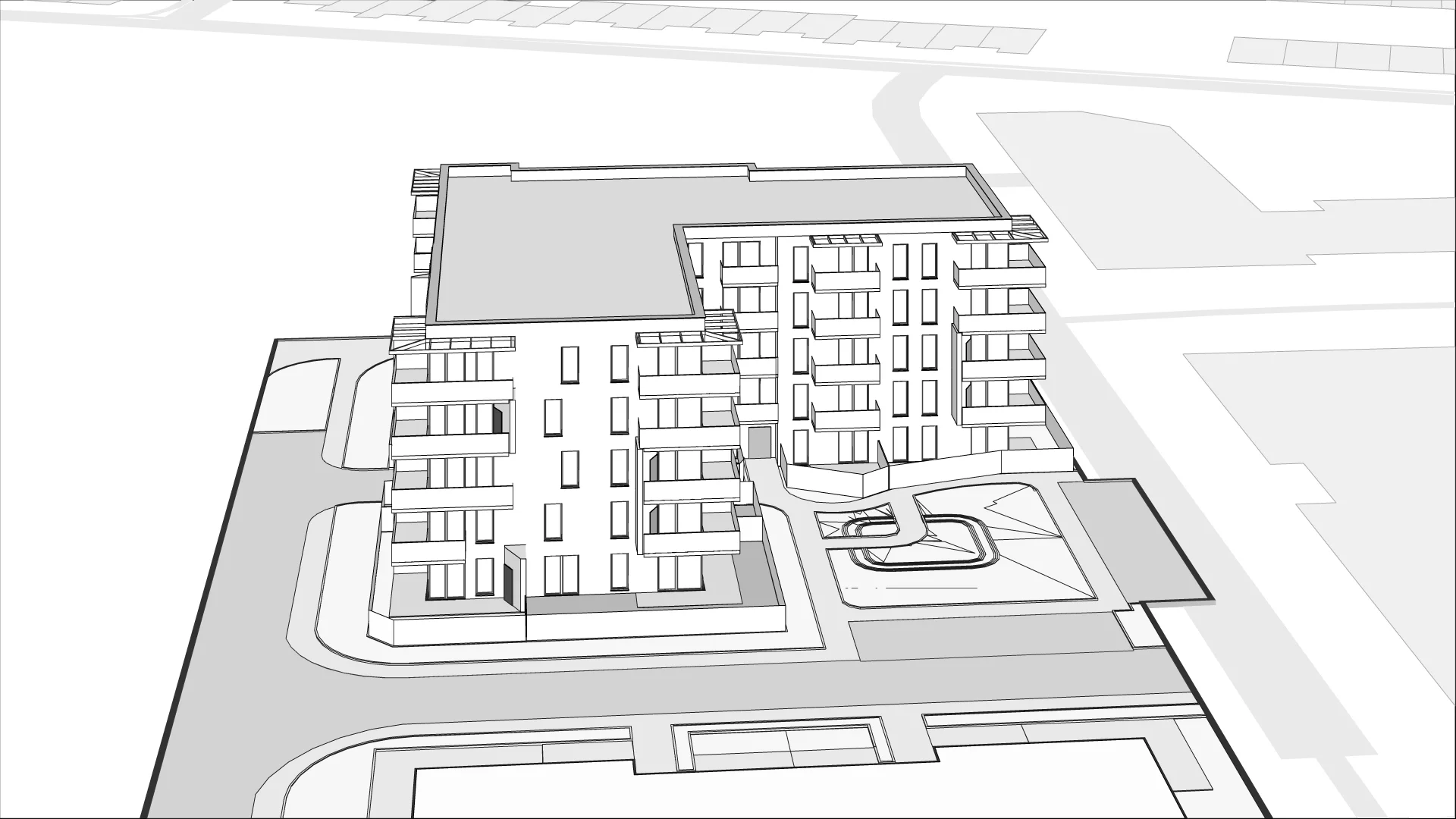 Wirtualna makieta 3D mieszkania 48.54 m², 6-43