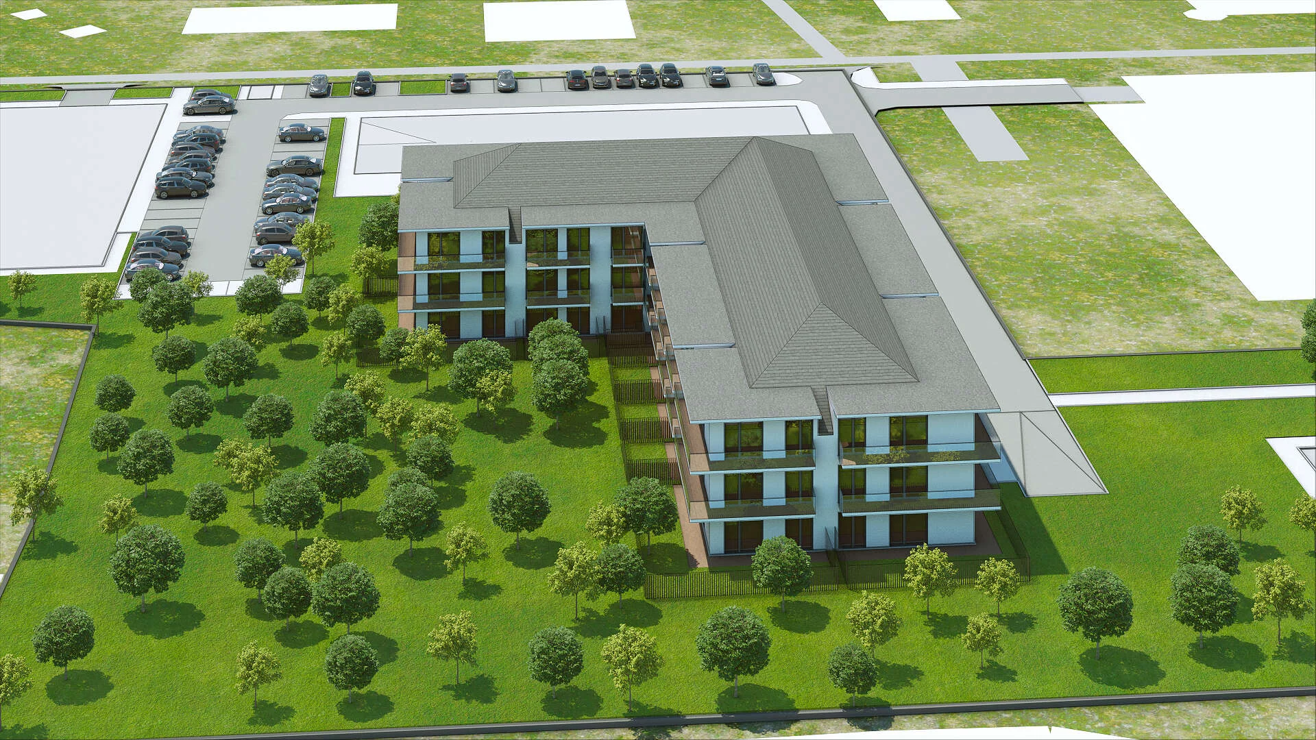 Wirtualna makieta 3D apartamentu 33.87 m², C/201