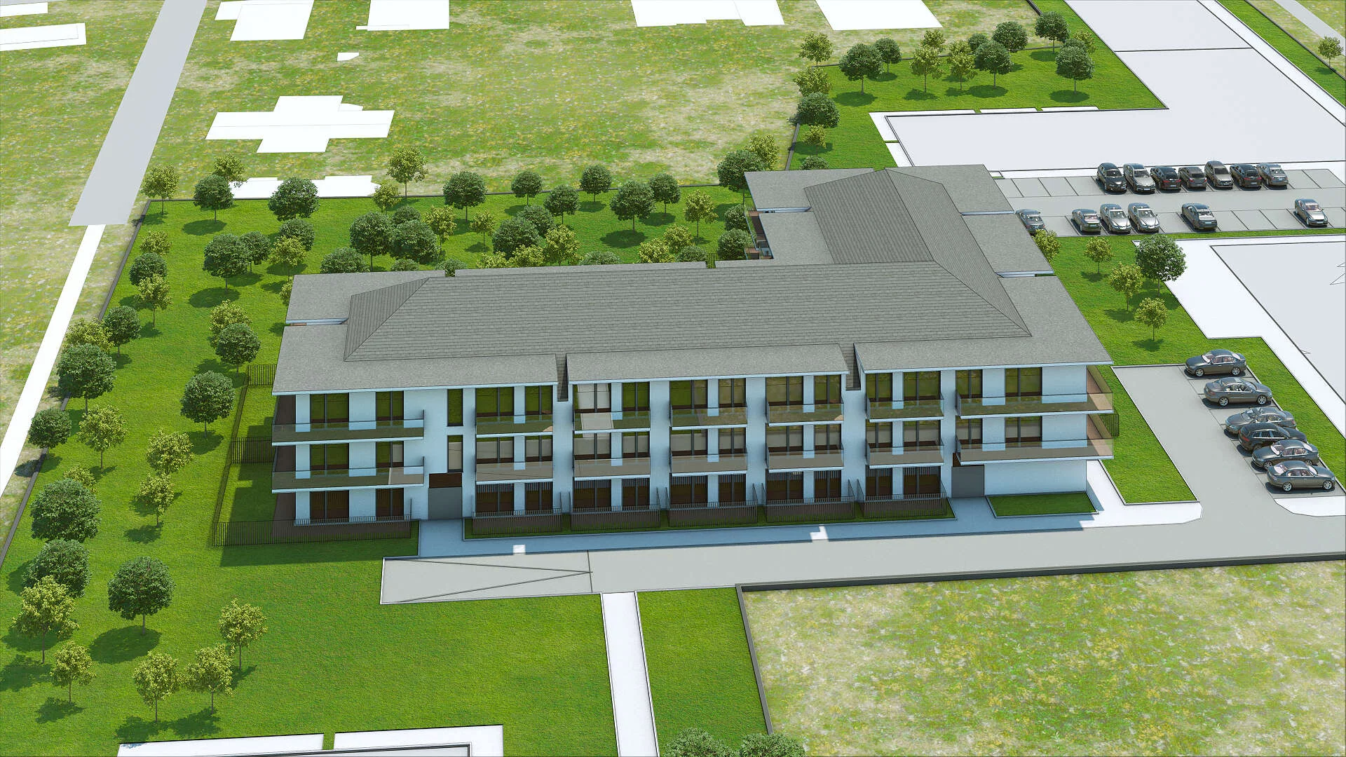 Wirtualna makieta 3D apartamentu 41.93 m², C/216