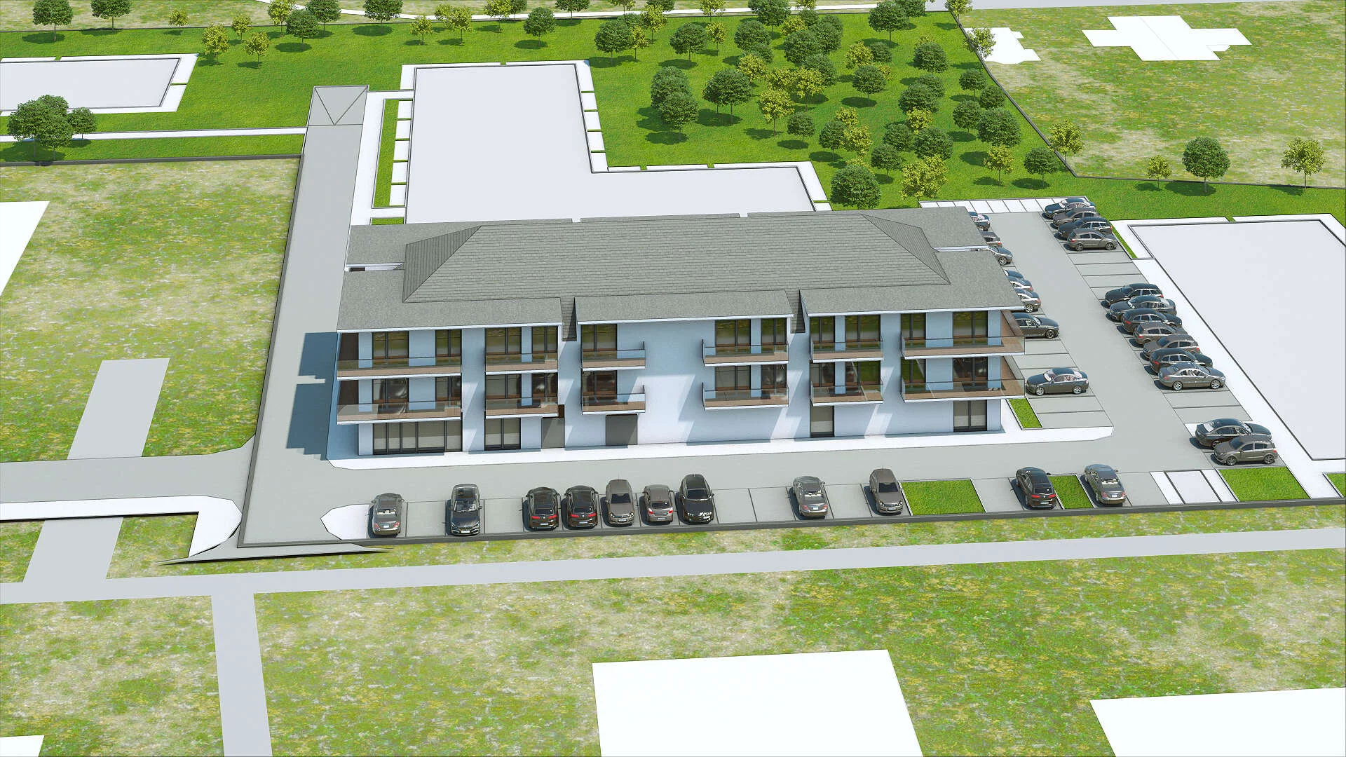 Wirtualna makieta 3D apartamentu 30.75 m², D/301