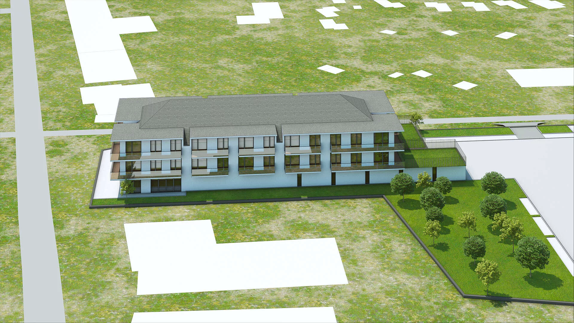 Wirtualna makieta 3D apartamentu 40.93 m², F/305