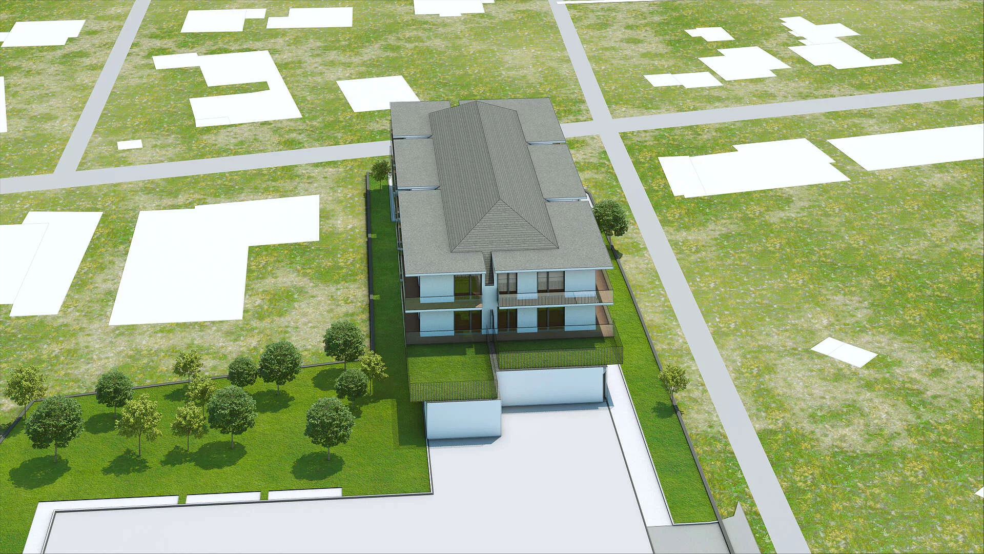Wirtualna makieta 3D apartamentu 56.65 m², F/208